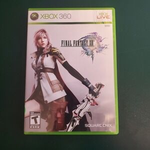 Final Fantasy XIII (Microsoft Xbox 360, 2010) NO MANUAL